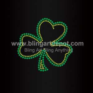 Irish Rhinestone Heat Transfers